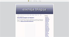 Desktop Screenshot of esensja.blox.pl