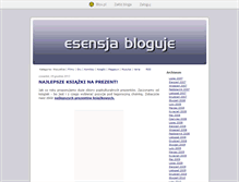 Tablet Screenshot of esensja.blox.pl