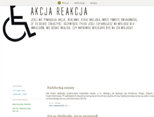 Tablet Screenshot of akcjareakcja.blox.pl