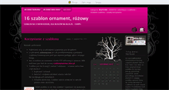Desktop Screenshot of 16szablonkatemac.blox.pl