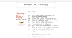 Desktop Screenshot of komendydosa.blox.pl