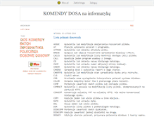 Tablet Screenshot of komendydosa.blox.pl