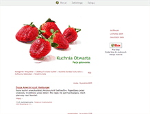 Tablet Screenshot of kuchniaotwarta.blox.pl