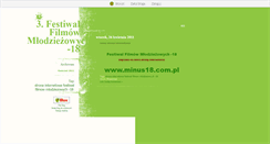 Desktop Screenshot of minus18.blox.pl
