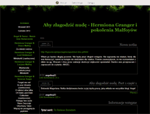 Tablet Screenshot of hermionagrangerxpokoleniamalfoyow.blox.pl