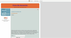 Desktop Screenshot of pracakierowca.blox.pl