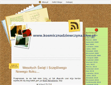 Tablet Screenshot of kosmicznadziewczyna.blox.pl