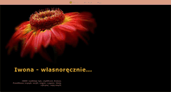 Desktop Screenshot of iwonawlasnorecznie.blox.pl