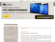 Tablet Screenshot of chodzimydoteatru.blox.pl