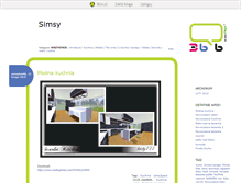Tablet Screenshot of modnesimsy.blox.pl