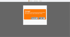 Desktop Screenshot of nodmilczy.blox.pl