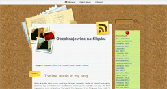 Desktop Screenshot of obcokrajowiecnaslasku.blox.pl