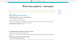 Desktop Screenshot of pozycz.blox.pl