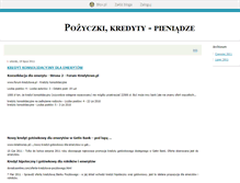 Tablet Screenshot of pozycz.blox.pl