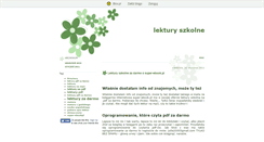 Desktop Screenshot of lekturyszkolne.blox.pl
