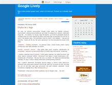 Tablet Screenshot of lively.blox.pl