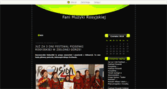 Desktop Screenshot of fanimuzykirosyjskiej.blox.pl