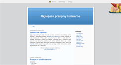 Desktop Screenshot of najlepszeprzepisykulinarne.blox.pl
