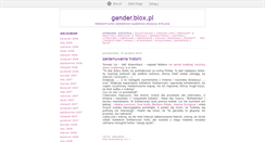 Desktop Screenshot of gender.blox.pl