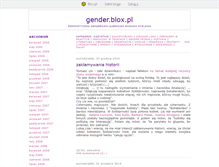 Tablet Screenshot of gender.blox.pl