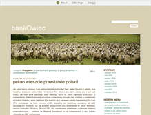 Tablet Screenshot of bankowiec.blox.pl