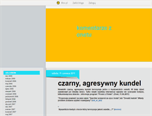 Tablet Screenshot of perlyprzedwieprze.blox.pl