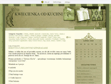 Tablet Screenshot of kwiecienkaodkuchni.blox.pl