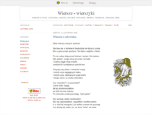 Tablet Screenshot of ewierszyki.blox.pl