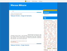 Tablet Screenshot of iwierszemilosne.blox.pl