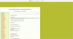 Desktop Screenshot of beniamin.blox.pl