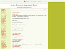 Tablet Screenshot of beniamin.blox.pl