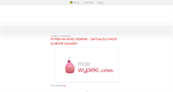 Desktop Screenshot of mojewypieki.blox.pl