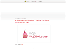 Tablet Screenshot of mojewypieki.blox.pl