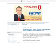 Tablet Screenshot of norbertceglinski.blox.pl