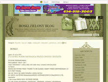 Tablet Screenshot of boskizielonyblog.blox.pl