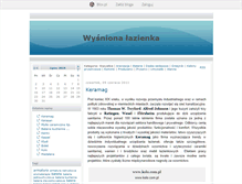 Tablet Screenshot of lazienkamarzen.blox.pl