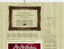 Tablet Screenshot of pracowniarekodziela.blox.pl