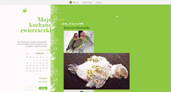 Desktop Screenshot of najwspanialszezwierzaczki.blox.pl