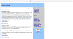 Desktop Screenshot of kubawakacje.blox.pl