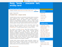 Tablet Screenshot of kartytarota.blox.pl