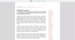 Desktop Screenshot of imponderabilium.blox.pl