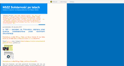 Desktop Screenshot of 25lat.blox.pl