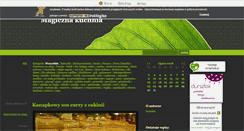 Desktop Screenshot of magicznakuchnia.blox.pl