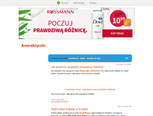 Tablet Screenshot of anorektyczki.blox.pl