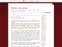 Tablet Screenshot of mjakmysli.blox.pl