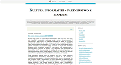 Desktop Screenshot of kulturait.blox.pl