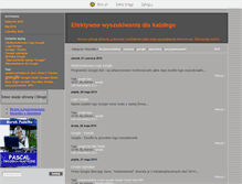 Tablet Screenshot of googlowanie.blox.pl