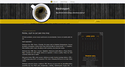 Desktop Screenshot of kiedrosport.blox.pl