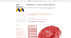 Desktop Screenshot of forelements.blox.pl