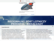 Tablet Screenshot of bieszczadyairport.blox.pl